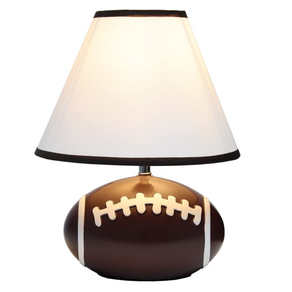 High Sports Football Ceramic Bedside Table Lamp
