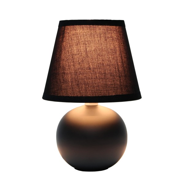 Mini ceramic ball table lamp