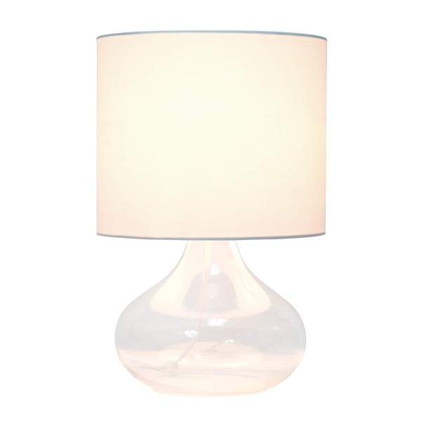 Glass Raindrop Bedside Table Lamp